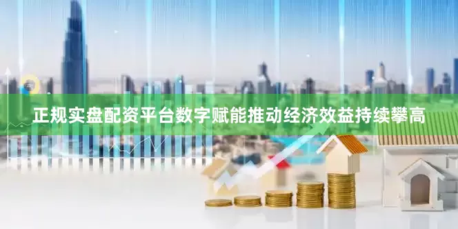 正规实盘配资平台数字赋能推动经济效益持续攀高