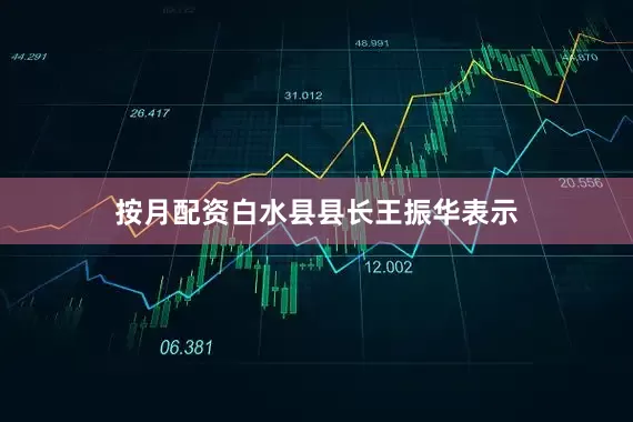按月配资　　白水县县长王振华表示